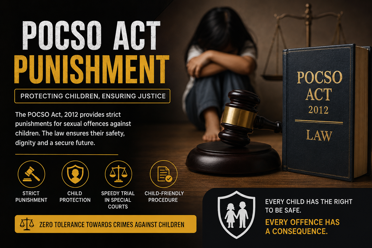 Read more about the article POCSO Act Punishment in India – Offences & Penalties