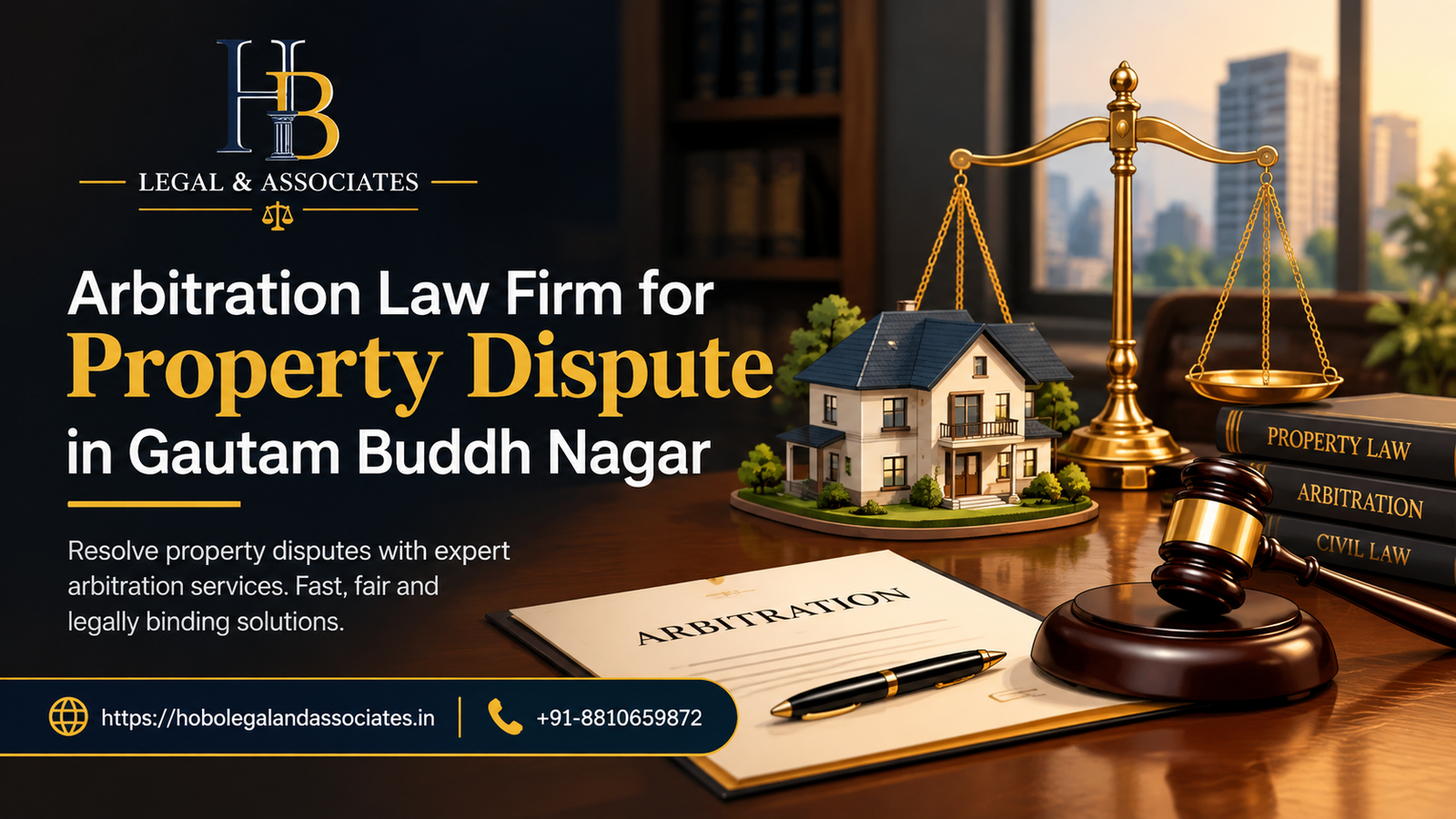 You are currently viewing Arbitration Law Firm for Property Dispute in Gautam Buddh Nagar