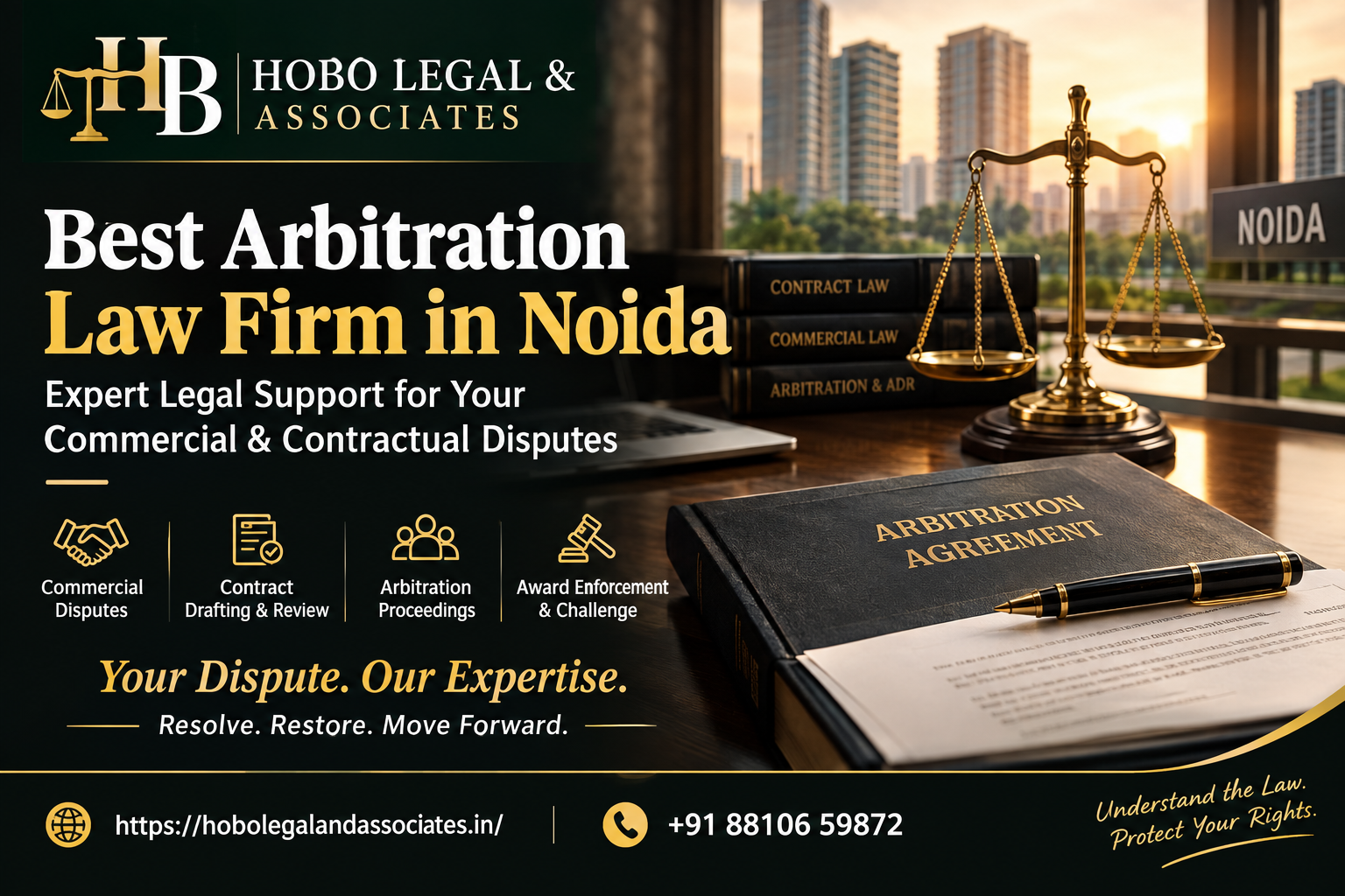 You are currently viewing Best Arbitration Law Firm in Noida | HoBo Legal & Associates