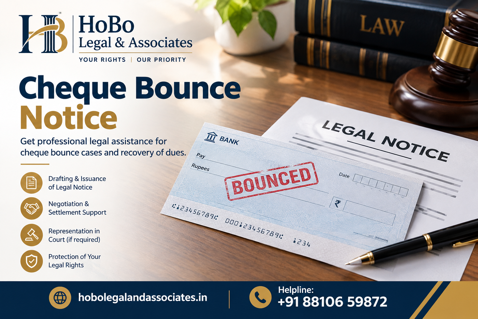 Read more about the article Cheque Bounce Notice in India
