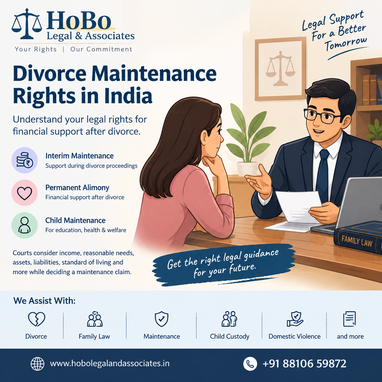 Read more about the article Divorce Maintenance Rights in India