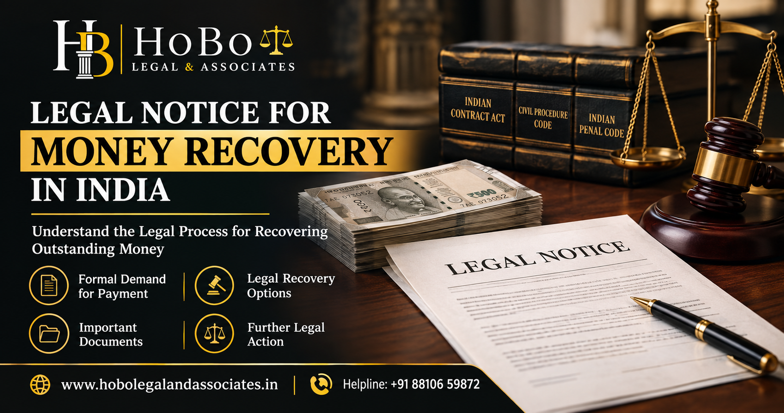 You are currently viewing Legal Notice for Money Recovery in India