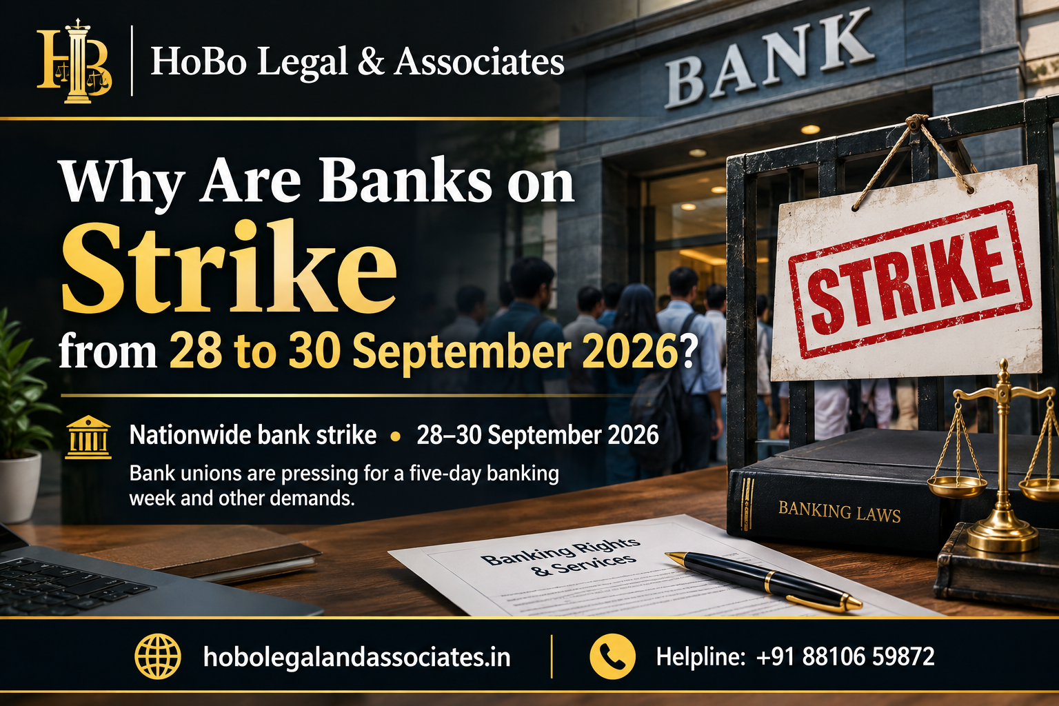 Read more about the article Why Are Banks on Strike from 28 to 30 September