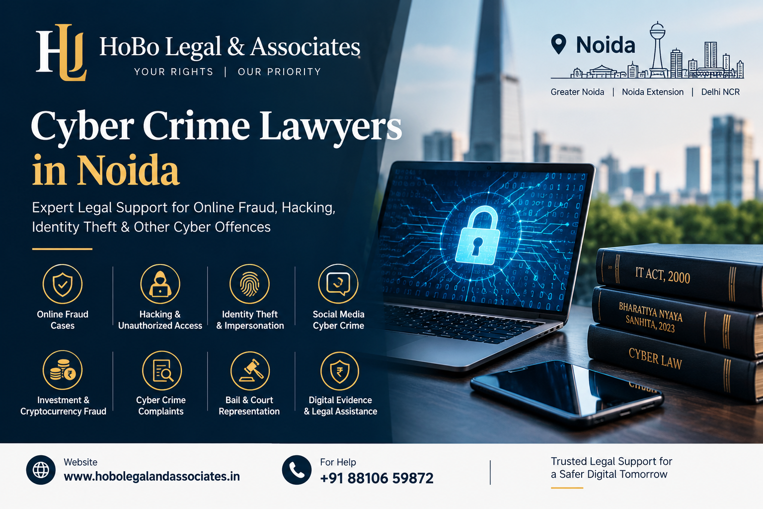 Read more about the article Cyber Crime Lawyers in Noida