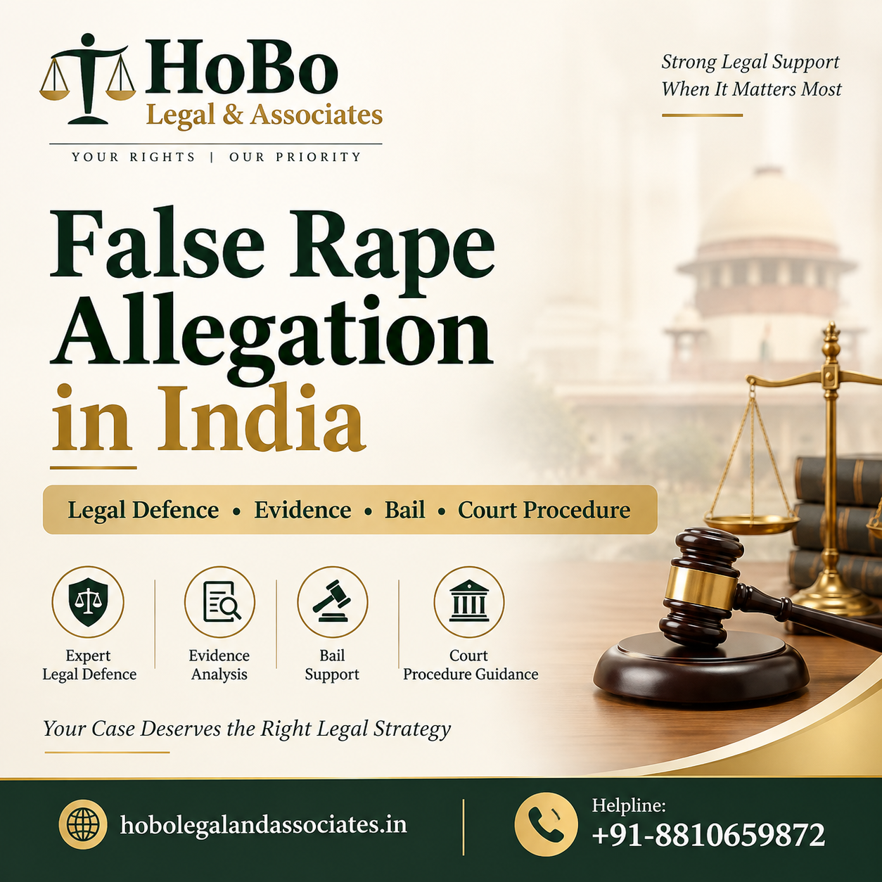 Read more about the article False Rape Allegation in India: Defence, Bail & Evidence