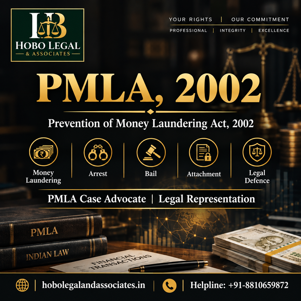 Read more about the article PMLA, 2002: What Is PMLA, What to Do If PMLA Applies, Bail & PMLA Case Advocate in India