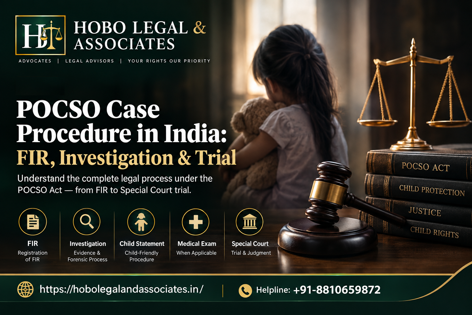 Read more about the article POCSO Case Procedure in India: FIR, Investigation, Child Statement, Evidence & Special Court Trial