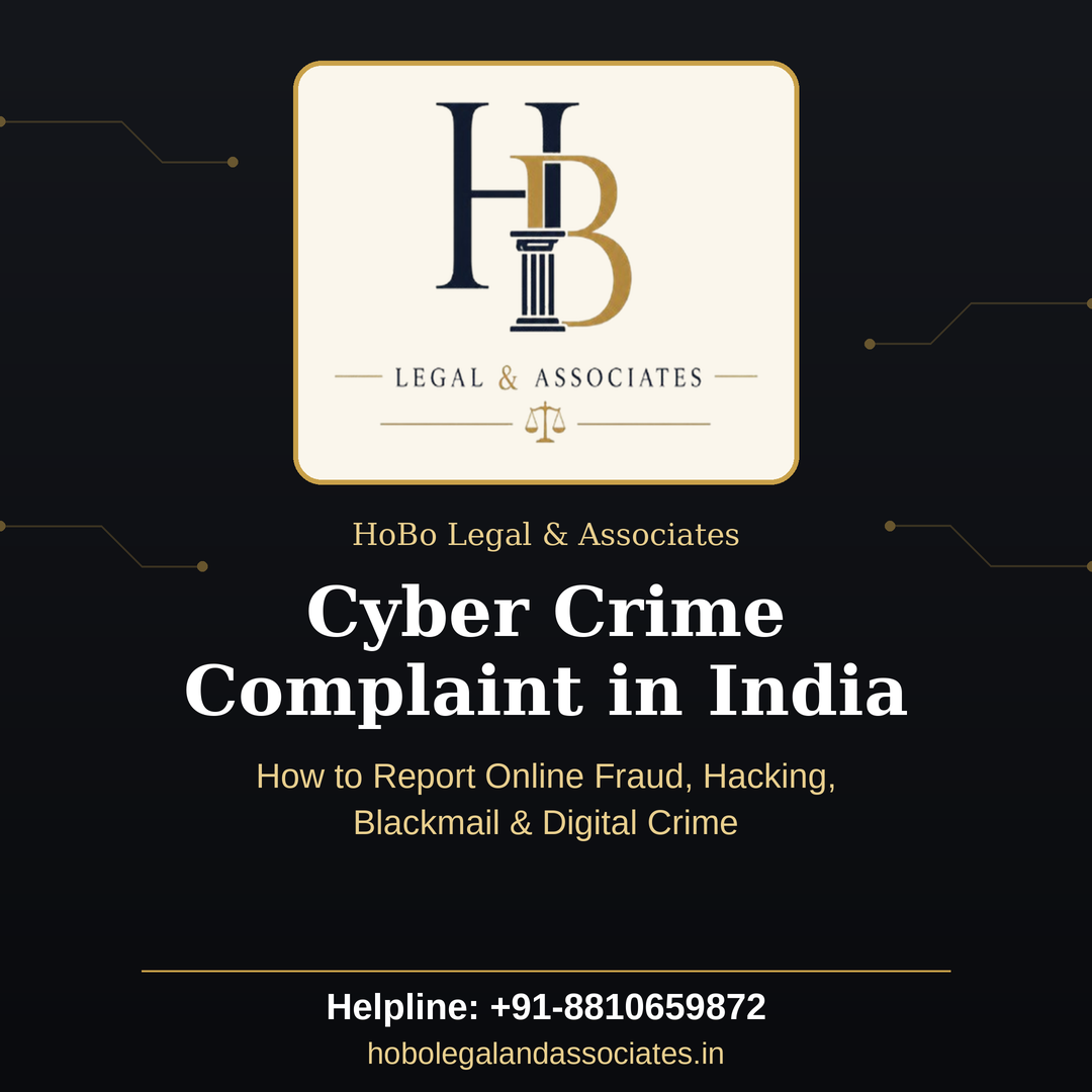 Read more about the article Cyber Crime Complaint in India: How to Report Online Fraud, Hacking, Blackmail and Digital Crime
